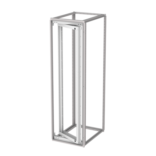 nVent Hoffman P2RSFH226 ProLine G2 Heavy-Duty Swing-Out Rack Frame, 2200x600, Light Gray, Steel
