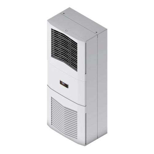 nVent Hoffman S060526G050 SpectraCool Slim Fit Indoor AC S06, 500W 230V No RAC, Light Gray, Steel