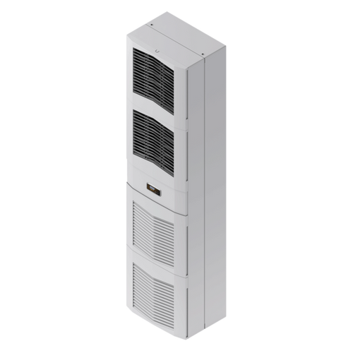 nVent Hoffman S101016G031 SpectraCool Slim Fit Indoor S10, 1000W 115V C, Lt Gray, Steel