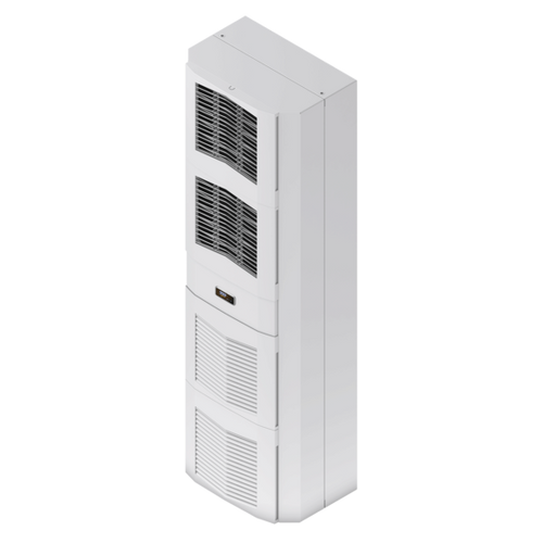 nVent Hoffman S162546G050 SpectraCool Slim Fit Indoor AC S16, 2500W 460V No RAC, Light Gray, Steel