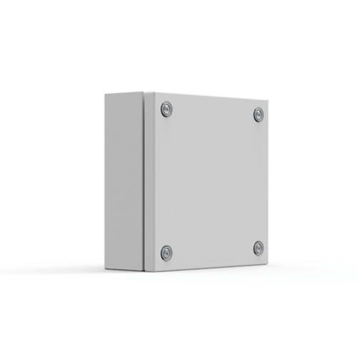 nVent Hoffman STB153008 Terminal Box, STB, 150x300x80mm, Light Gray, Mild Steel
