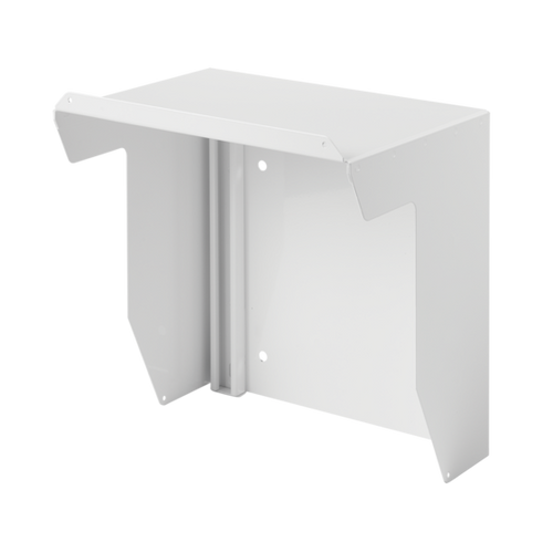 nVent Hoffman SW2SGLWH Wall-Mount Solar Shield, Type 4 and 12, 14.00x14.00x9.75, White, Galvanized