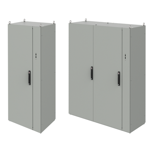 nVent Hoffman P2KDR18164 ProLine G2 Disconnect Package Type 12 RH 2Dr, 1800x1600x400, Lt Gray, Steel