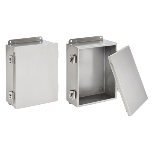 nVent Hoffman A8064NFSS Clamp Cover Junction Box Type 4X, 8x6x4, SS304