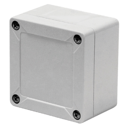 nVent Hoffman MBG100605PC MultiBoxG Opaque Screw Cover Type 4X, 9.92x6.38x4.72, Lt Gray, Polycarbonate, PC