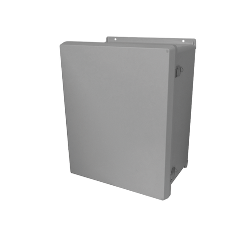 nVent Hoffman VJ606HWWHPL1 VJ Flat Opaque Cover Type 4X, 7.32x7.32x4.9, Wht, FRP, HWPL