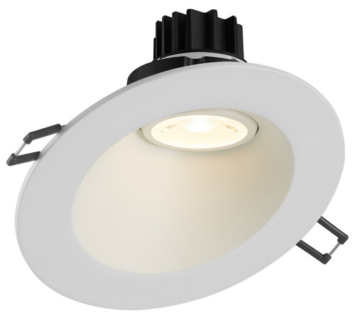 LRG3-35K-4RSL-WH - 4" 30¡ Sloped Round Regressed Gimbal 7.5W LED 3500K White 38¡ 620 lm Type IC Air-Tight Wet CRI 90+ - Lotus LED Lights