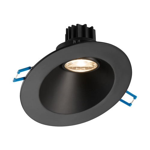 LRG3-27K-4RSL-BK - 4" 30¡ Sloped Round Regressed Gimbal 7.5W LED 2700K Black 38¡ 580 lm Type IC Air-Tight Wet CRI 90+ - Lotus LED Lights