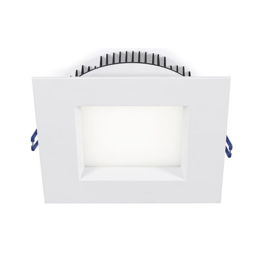 LL6SR-40K-WH - 6" Square Regressed Plenum 18W LED 4000K White 95¡ 1250 lm Type IC Air-Tight Wet ES CRI 90+ - Lotus LED Lights