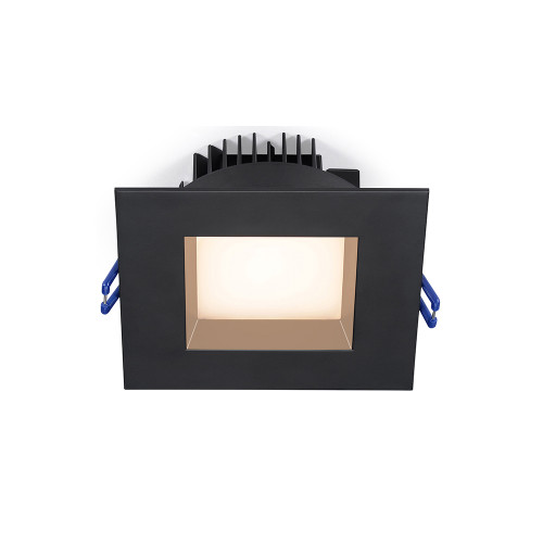 LL4SR-3018K-BK - 4" Square Regressed Plenum 14.5W LED Dim to Warm 30-18K Black 95¡ Type IC Air-Tight Wet CRI 90+ - Lotus LED Lights