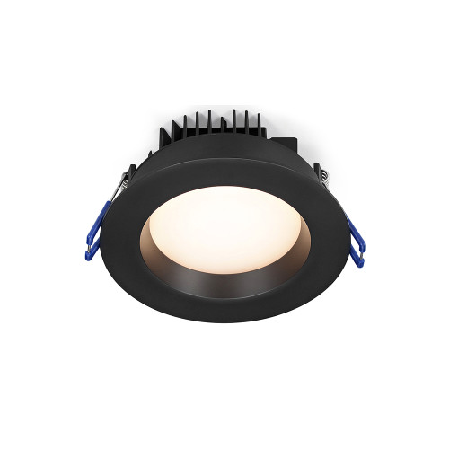 LL4RR-3018K-BK - 4" Round Regressed Plenum 14.5W LED Dim to Warm 30-18K Black 95¡ Type IC Air-Tight Wet CRI 90+ - Lotus LED Lights