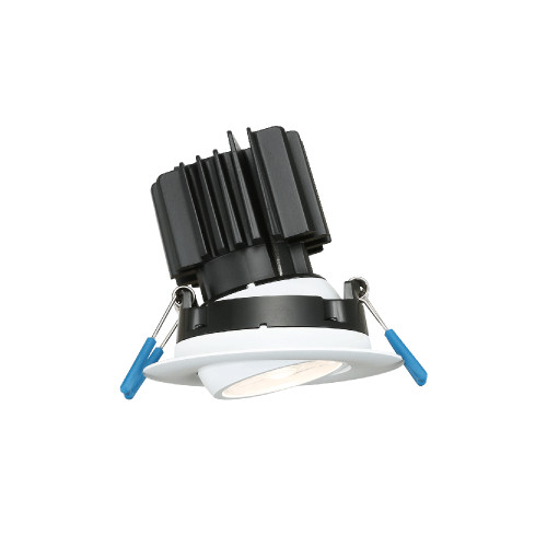 LL3G-3018K-HO-WH - 3" Round Eyeball Gimbal Dim to Warm 30-18K 11W LED White 38¡ Type IC Air-Tight Wet CRI 90+ - Lotus LED Lights