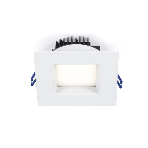 LL4SR-27K-WH - 4" Square Regressed Plenum 14.5W LED 2700K White 95¡ 850 lm Type IC Air-Tight Wet ES CRI 90+ - Lotus LED Lights