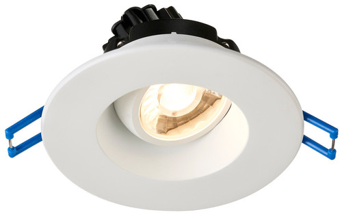LRG3-32K-WH-DTW - 3" Round Regressed Gimbal 7.5W Dim To Warm 30-20K White 38¡ Type IC Air-Tight Wet CRI 90+ - Lotus LED Lights