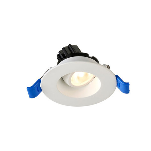 LRG2-40K-HO-WH - 2" Round Regressed Gimbal HO 5.5W LED 4000K White 36¡ 530 lm Type IC Wet Air-Tight ES CRI 90+ - Lotus LED Lights
