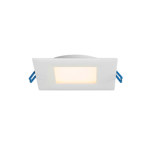 LL4S-27K-WH - 4" Square Super Thin 13.5W LED 2700K White 110¡ 800 lm Type IC Air-Tight Wet ES CRI 80 - Lotus LED Lights