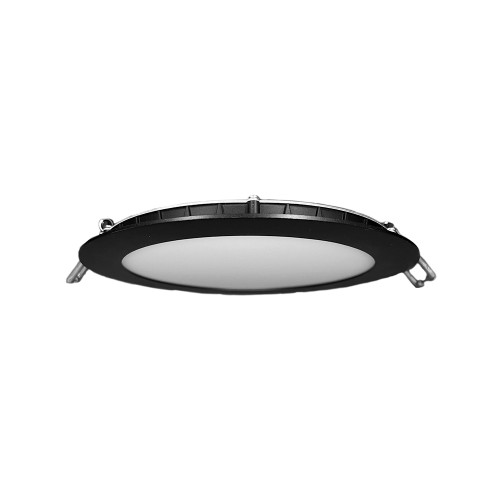 LB6R/41K/BK - 6" Round Economy 14W LED 4100K Black 110¡ 930 lm Type IC Air-Tight Wet ES CRI 80 - Lotus LED Lights