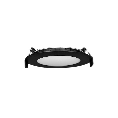 LB4R/30K/BK - 4" Round Super Thin Economy 11W LED 3000K Black 110¡ 700 lm Type IC Air-Tight Wet ES CRI 80 - Lotus LED Lights