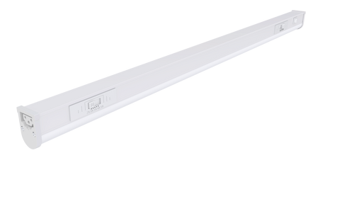 EiKO LS3-PS3514-FCCT LS3 Linear Strip Light, Under Cabinet/Cove, 35in, PowerSet 14/12/10W, FieldCCeT 2700/3000/3500/4000/5000K, 120V, White
