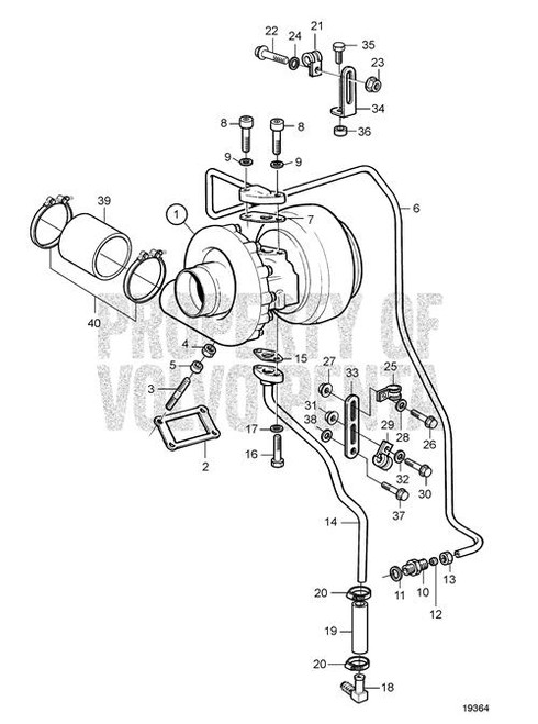 Hose(V2) - Volvo Penta (11033816)