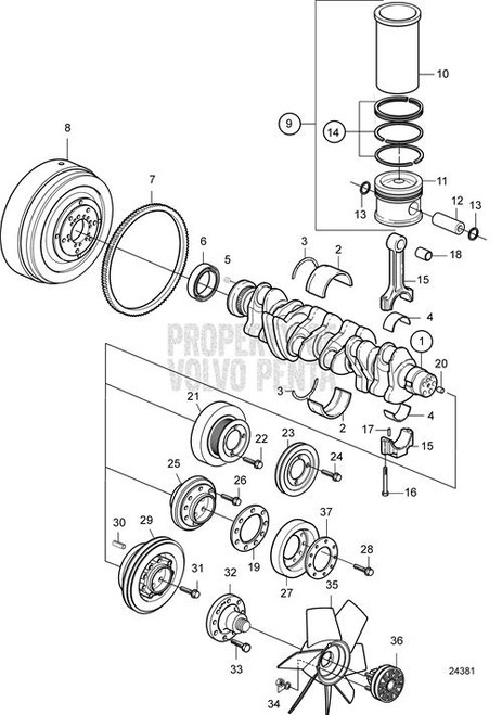 Protecting Plate(V2) - Volvo Penta (11128610)