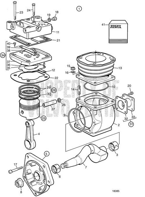 Compressor(V2) - Volvo Penta (20429341)