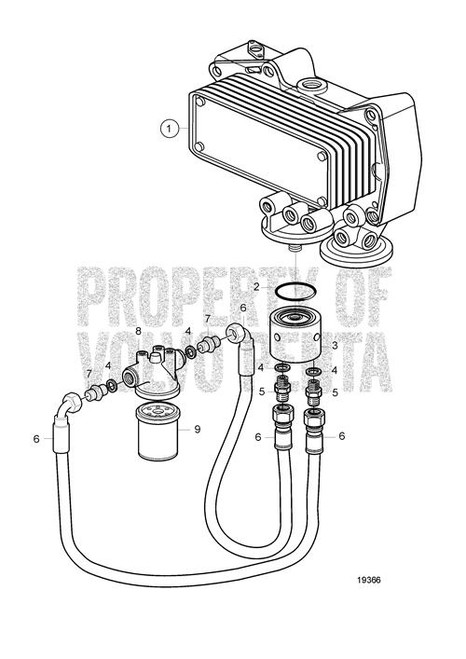 Hose Assembly(V2) - Volvo Penta (20460237)