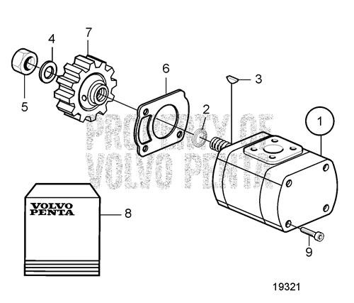 Pump(V2) - Volvo Penta (20460510)