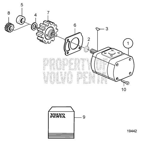 Nut(V2) - Volvo Penta (20464472)