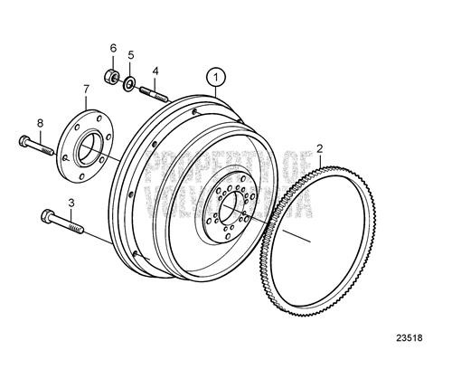 Hexagon Screw(V2) - Volvo Penta (20498205)