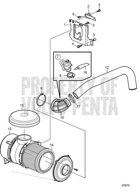 Hose Clamp (V2) - Volvo Penta (20757785)