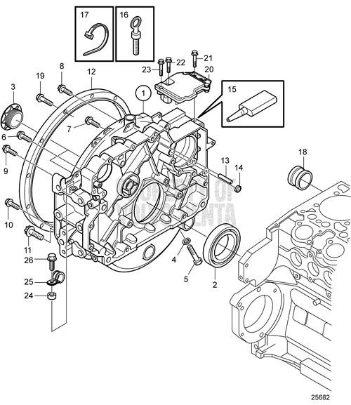 Six Point Screw(V2) - Volvo Penta (20797188)
