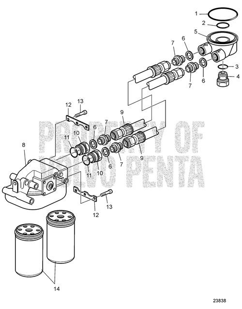 Oil Filter Kit(V2) - Volvo Penta (20798886)