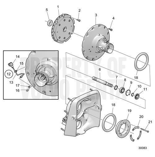 Connector(V2) - Volvo Penta (20806070)