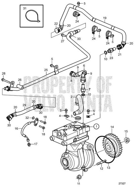 Connector (V2) - Volvo Penta (21052612)