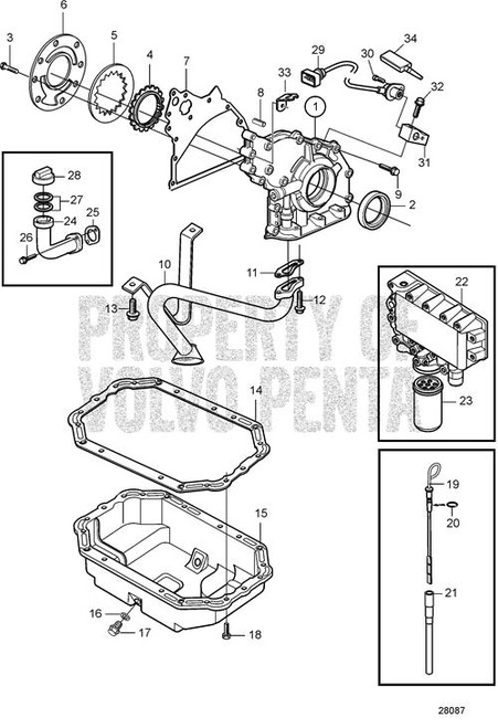 Grille(V2) - Volvo Penta (21087577)