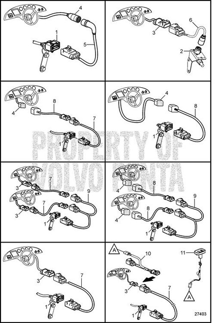WIRING HARNESS Stainless Steel FROM 3887227 (21147169)