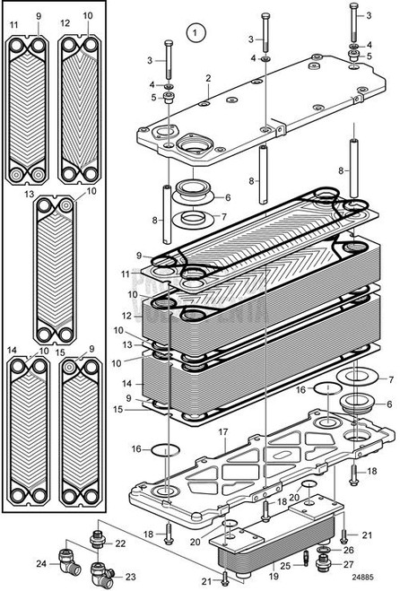 Bracket(V2) - Volvo Penta (21225475)