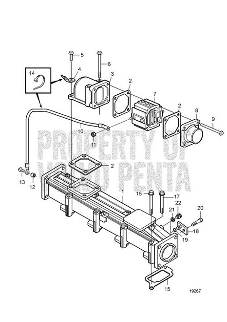 Charge Air Pipe(V2) - Volvo Penta (21239900)