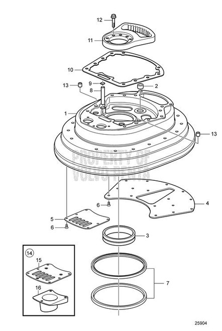Water Inlet(V2) - Volvo Penta (21259401)