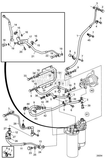 Fuel Pipe(V2) - Volvo Penta (21311221)