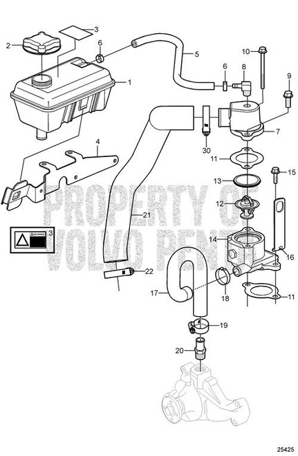 Bracket(V2) - Volvo Penta (21333459)