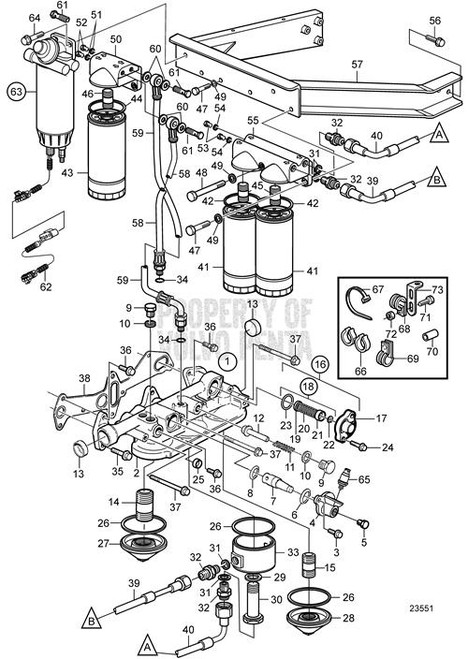 Bracket(V2) - Volvo Penta (21376696)