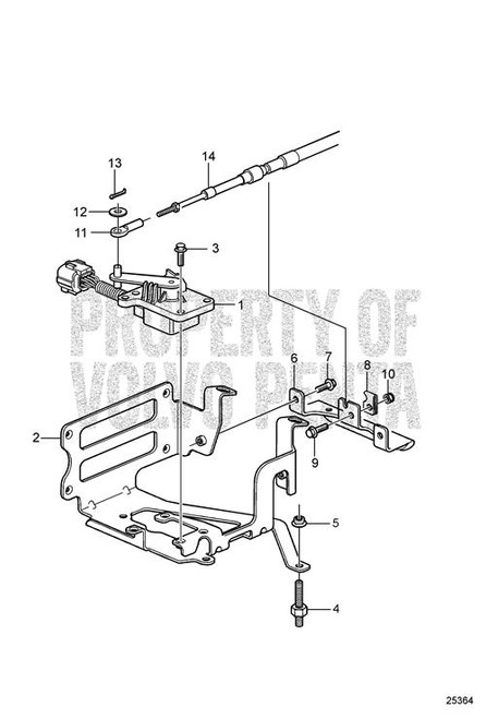 Bracket(V2) - Volvo Penta (21399636)