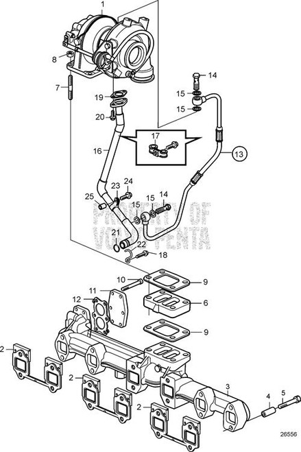 Hollow Screw (V2) - Volvo Penta (21527800)