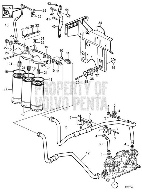 Bracket(V2) - Volvo Penta (21596189)