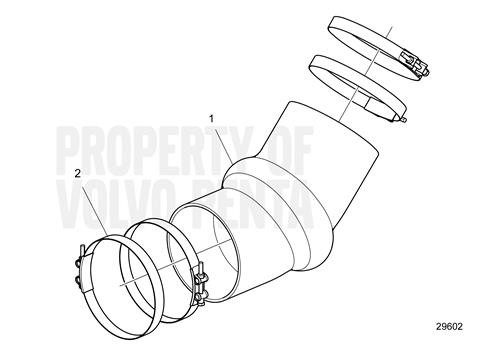 Hose Clamp(V2) - Volvo Penta (21609813)