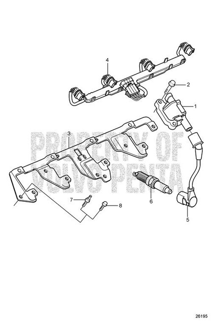 Ignition Coil - Volvo Penta (21652127)
