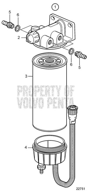 Adapter Sleeve(V2) - Volvo Penta (21652971)