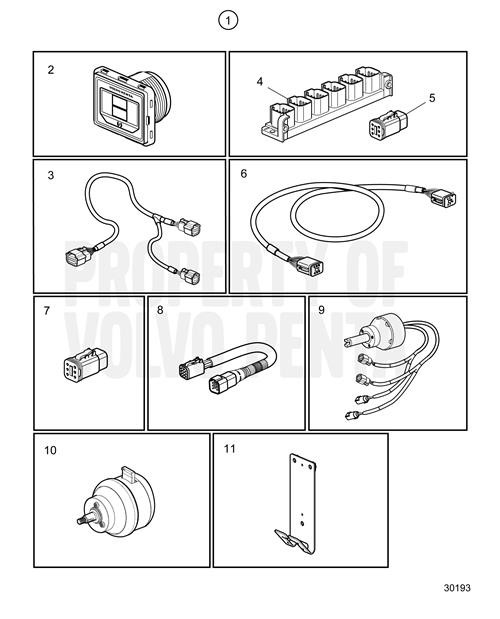Cable(V2) - Volvo Penta (21693208)